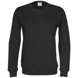Sweatshirt Crew Neck hr GOTS svart L