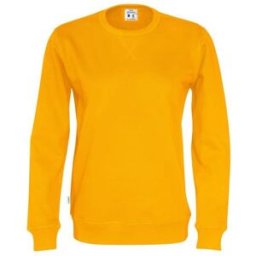 Sweatshirt Crew Neck hr GOTS gul L