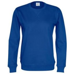 Sweatshirt Crew Neck hr GOTS royal L
