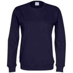 Sweatshirt Crew Neck hr GOTS navy L