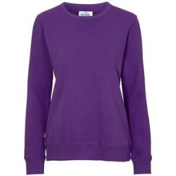 Sweatshirt Crew Neck dam GOTS lila L