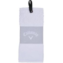 Callaway Trifold Towel, WHT, One Size