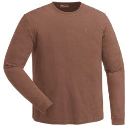 Pinewood Peached L/S T-Shirt 5404 (Färg: Mörk Coppar, Storlek: Large)