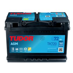 Startbatteri Tudor TK720 Start - Stop AGM 72Ah