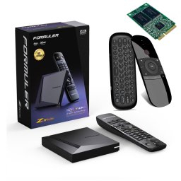 Formuler Z11 Pro MAX BT1 Edition 4K UHD – Android 11 IPTV & Streamingbox (Välj variant: Komplett box med BT1 + Air mouse (fjärr, mus och tangentbord) Inkl Inkl 2 TB minne för inspelning i 560 timmar)