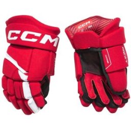 CCM NEXT Handske Junior, 12", Red/White