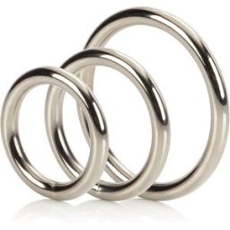 California Exotic Novelties Silver Ring - 3 Piece Set
