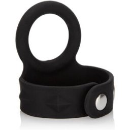 California Exotic Novelties Silic. Tri-Snap Scrotum Support Ring Med