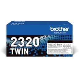 Toner BROTHER TN2320 2x2,6K svart 2/fp