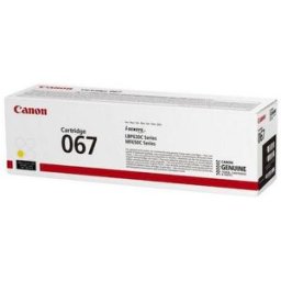 Toner CANON 067 1,25K gul