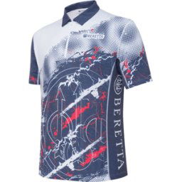 Beretta Rush Trident Polo (Färg: Blue & Red, Storlek: Medium)