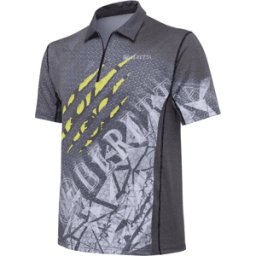 Beretta Rush Scratch Polo (Färg: Black & Fluo Yellow, Storlek: Medium)