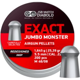 JSB Match Diabolo JSB Exact Jumbo Monster Redesigned Deep 5,52mm - 1,645g 200st