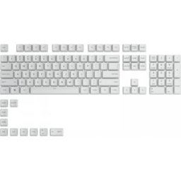 Glorious Gpbt Keycaps - 114 Pbt Caps Ansi Us Layout - Arctic White