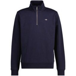 GANT Shield Half Zip Sweatshirt Junior, EVENING BLUE, 134-140