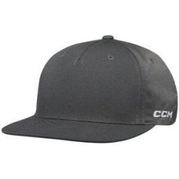 CCM Team Flatbrim Snapback, Charcoal, One Size