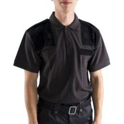 Robust Safety-Sec Piké - Kort Ärm (Färg: Svart, Storlek: M)