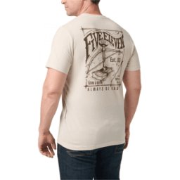 5.11 Tactical Turn and Burn Tee - Sand Dune (Storlek: 2XL)
