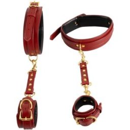 Bad Kitty Hand & Leg Restraints Red