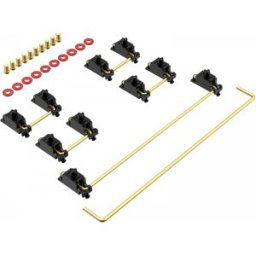 Durock Stabilizers V3 Screw Ins - Black & Gold