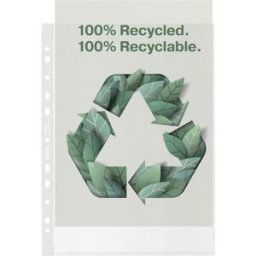 Ficka Esselte Recycled A4 OP 70my /100