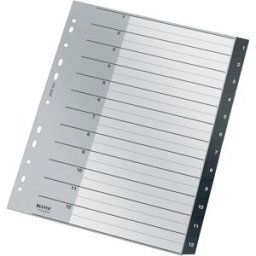 Register Leitz Recycle 1-12 A4 PP 10st
