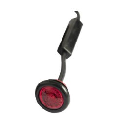 Positionslampa mini led röd e-märkt 10-30 v 0,2 m kabel