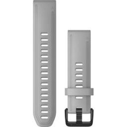 Garmin Quickfit 20mm pudergrå silikonarmband 010-12866-00