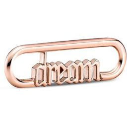 Pandora Me berlock Styling Dream Word Link 14k Rose Gold-Plated 789687C00
