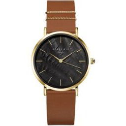 Rosefield The West Village Cognac Black MOP Gold WBCLG-W96