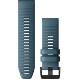Garmin Quickfit 26mm gråblå silikonarmband 010-12864-03