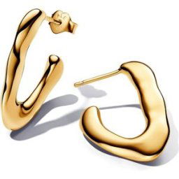 Pandora Essence 14k Gold-plated v-shaped creoler 263290C00