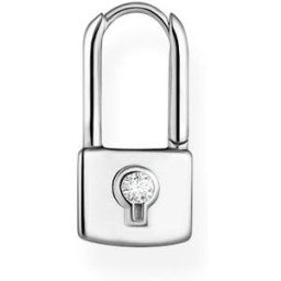 Thomas Sabo Love lock silver single hoop örhänge CR679-051-14