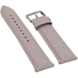 Tiima 20 mm ljusröd läderarmband med silver spänne