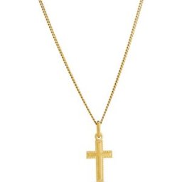 Top Gold silver kors guldpläterad 5256761500