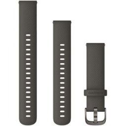Garmin Quick Release silikonarmband mörkgrå 18 mm 010-12932-0E