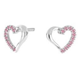 Nordahl Jewellery barn hjärt pink örhängen 325 172