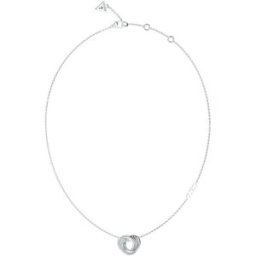 GUESS 4G Crush Perfect Mini Links silverfärgat halsband JUBN04062JWRHT/U