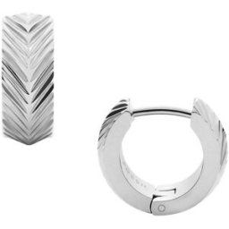 Fossil Harlow silvernfärgade hoops JF04666040