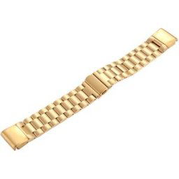 Tiera Garmin Fenix Classic stålarmband quick release guld 22 mm