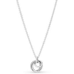 Pandora Family Always Encircled Sterling silver halsband 391455C01-60