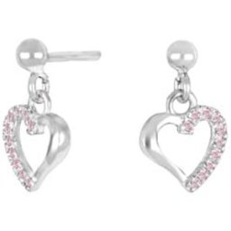 Nordahl Jewellery barn hjärt pink örhängen 325 173