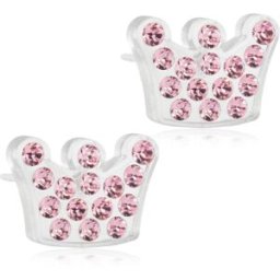 Blomdahl Brilliance Princess Light Rose örhängen 9 mm 15-01125-24