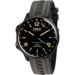 U-BOAT Capsoil Doppiotempo 45 mm DLC Green Rehaut 8840/B