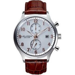Leijona Sport Ohra Solar Chrono Steel & Brown 5020-2608