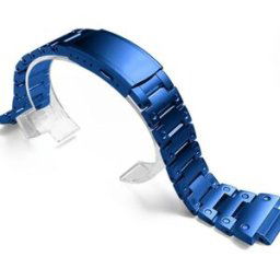 Tiera Casio DW5600 stålklockarmband blått