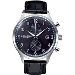 Leijona Sport Ohra Solar Chrono Steel & Black 5020-2601