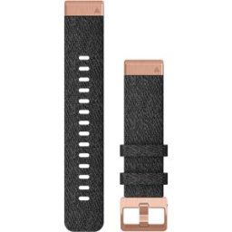 Garmin Quickfit 20mm svart nylonarmband 010-12874-00