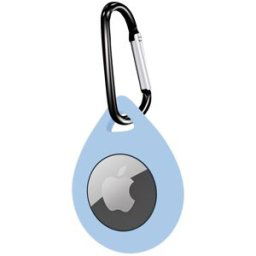 Tiera Apple AirTag silikon droppformat skal blå
