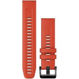 Garmin Quickfit 22 mm Flame Red Silicone Strap 010-13111-04